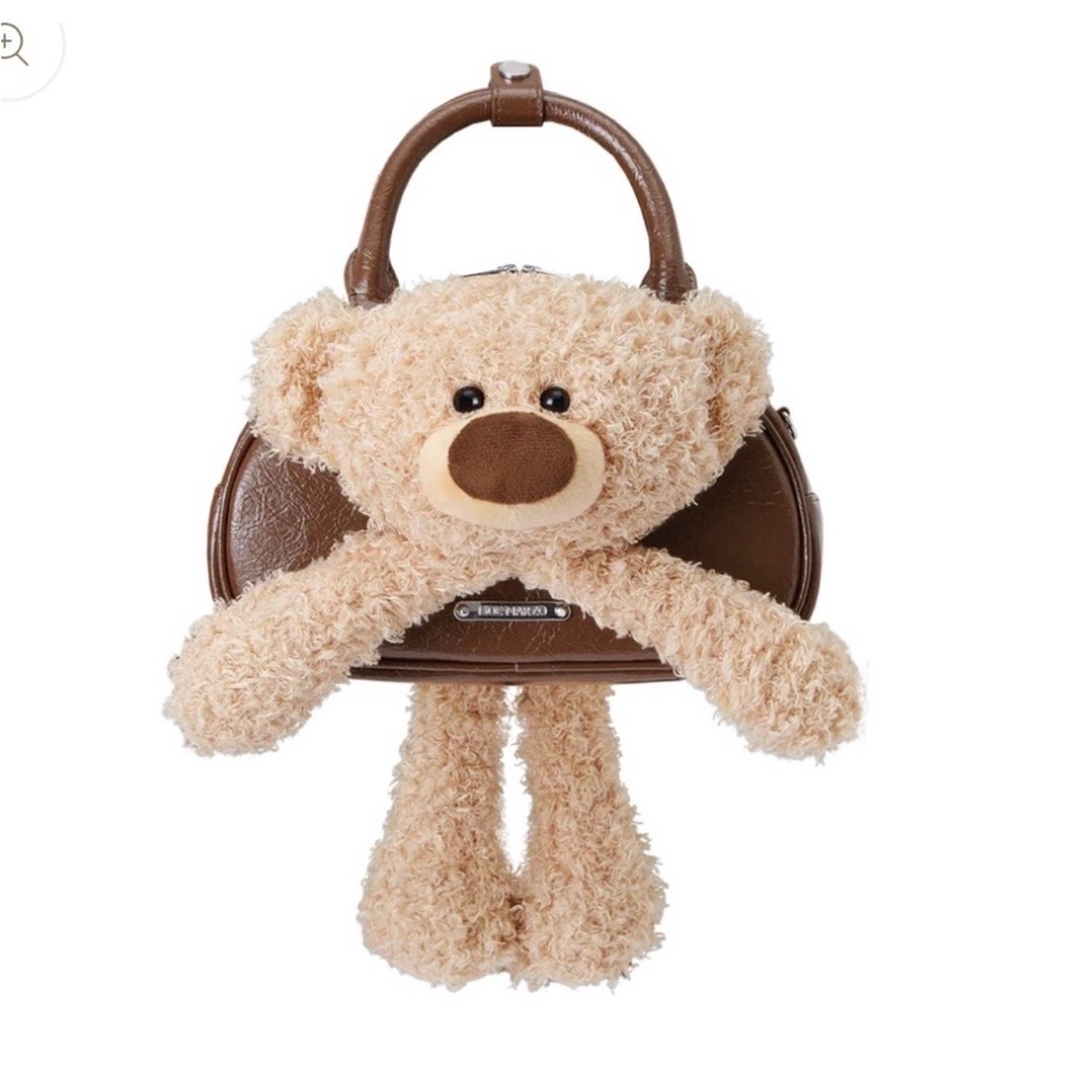 13DE MARZO Time Travel Bear leather Bag